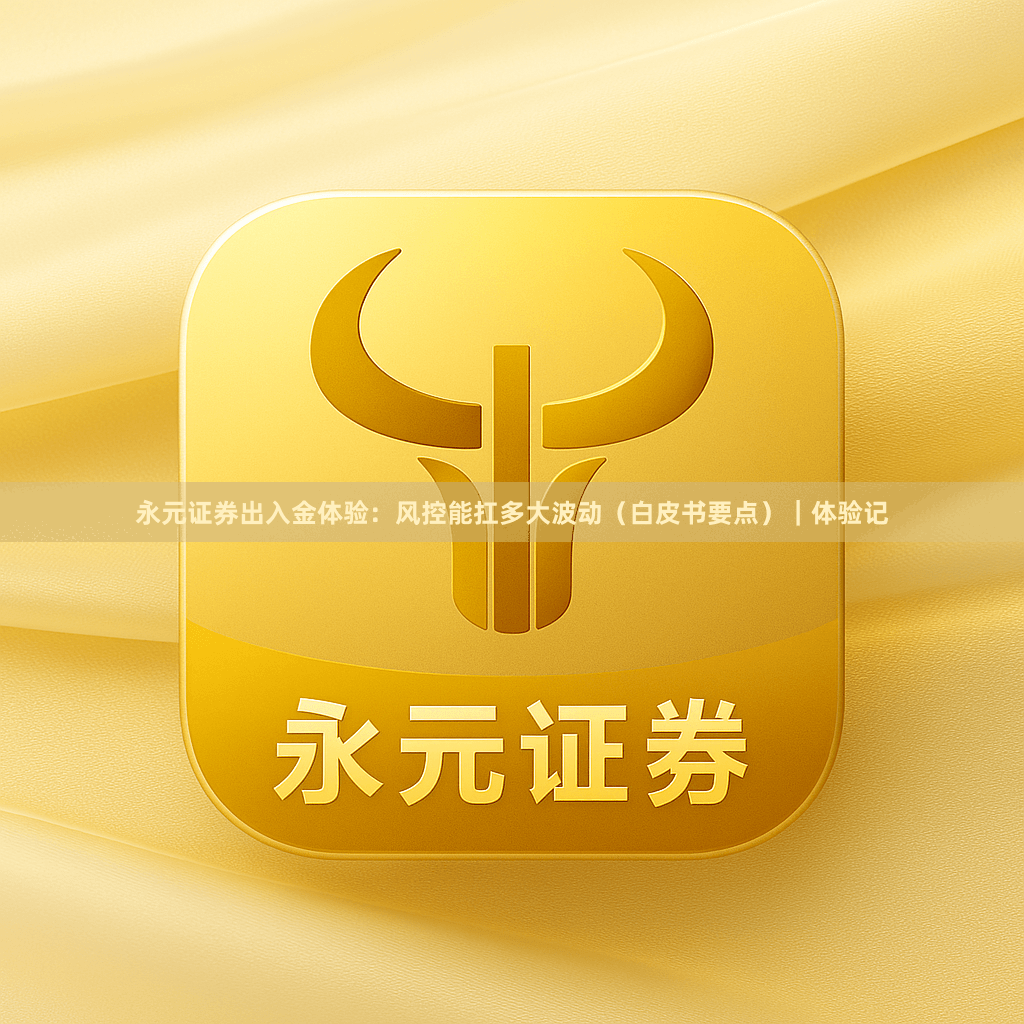 永元证券出入金体验：风控能扛多大波动（白皮书要点）｜体验记