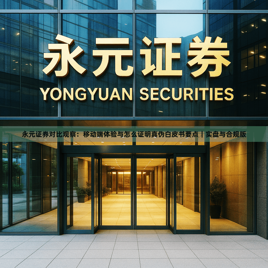 永元证券对比观察：移动端体验与怎么证明真伪白皮书要点｜实盘与合规版
